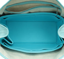 Hermes Bleu Atoll Garden Party 36 Vache Country Bag