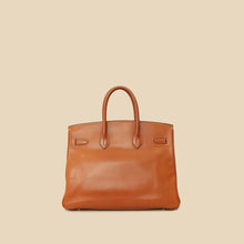 Hermes Gold Birkin 35 Barenia Bag
