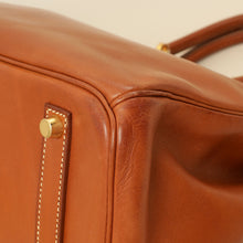 Hermes Gold Birkin 35 Barenia Bag