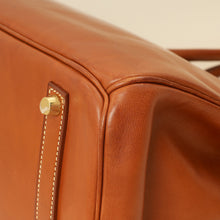 Hermes Gold Birkin 35 Barenia Bag