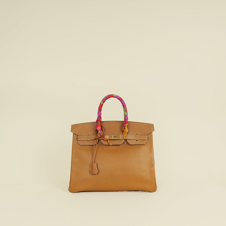 Hermes Naturelle Birkin 35 Bag