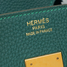 Hermes Malachite Birkin 35 Bag