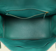 Hermes Malachite Birkin 35 Bag