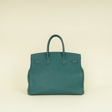 Hermes Malachite Birkin 35 Bag