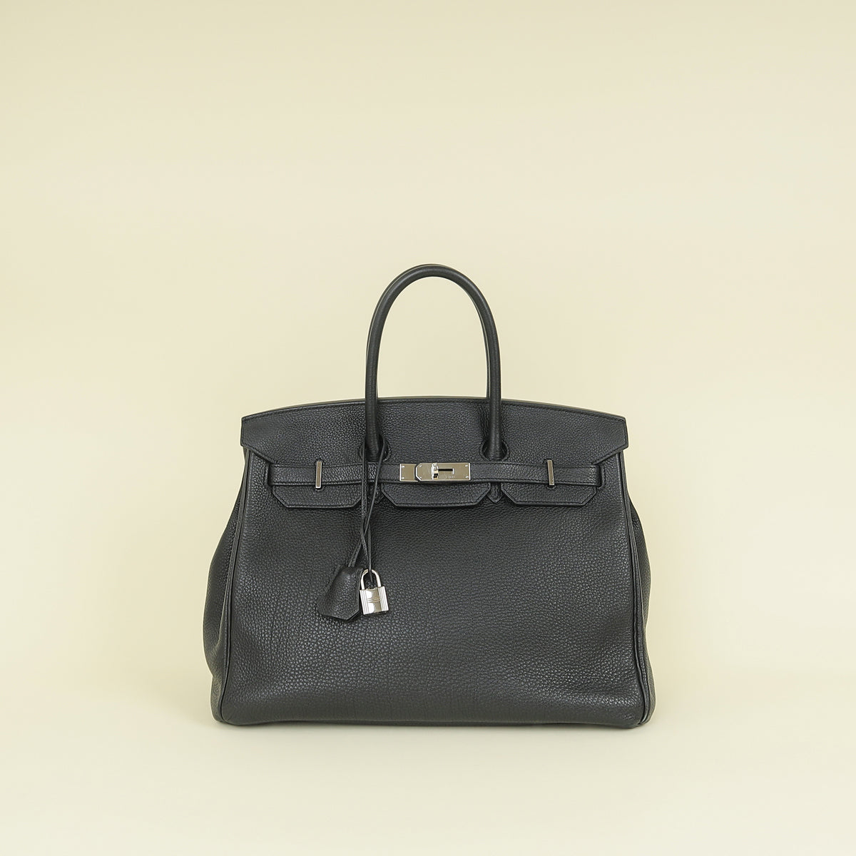 Hermes Noir Birkin 35 Bag