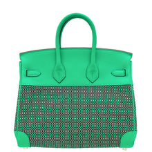 Hermes Tricolor Birkin 25 Swift Toile Quadrille Bag