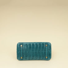 Hermes Colvert Shiny Porosus Crocodile Birkin 25 Bag