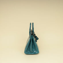 Hermes Colvert Shiny Porosus Crocodile Birkin 25 Bag