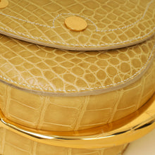 Hermes Jaune Poussin Alligator Passe-Guide Bag