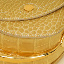 Hermes Jaune Poussin Alligator Passe-Guide Bag