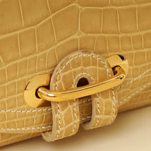 Hermes Jaune Poussin Alligator Passe-Guide Bag