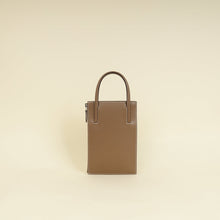 Hermès Etoupe Cadenas clutch