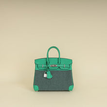 Hermes Tricolor Toile Quadrille Birkin 25 Bag