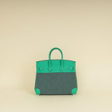 Hermes Tricolor Toile Quadrille Birkin 25 Bag