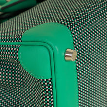Hermes Tricolor Toile Quadrille Birkin 25 Bag