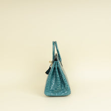 Hermes Colvert Shiny Crocodile Porosus Birkin 25 Bag
