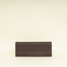 Hermes Rouge Sellier Birkin Shadow Clutch