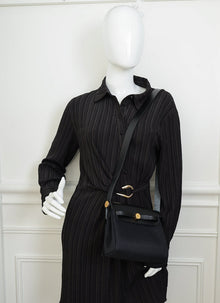 Hermes Noir Herbag Zip 20 Mini Bag