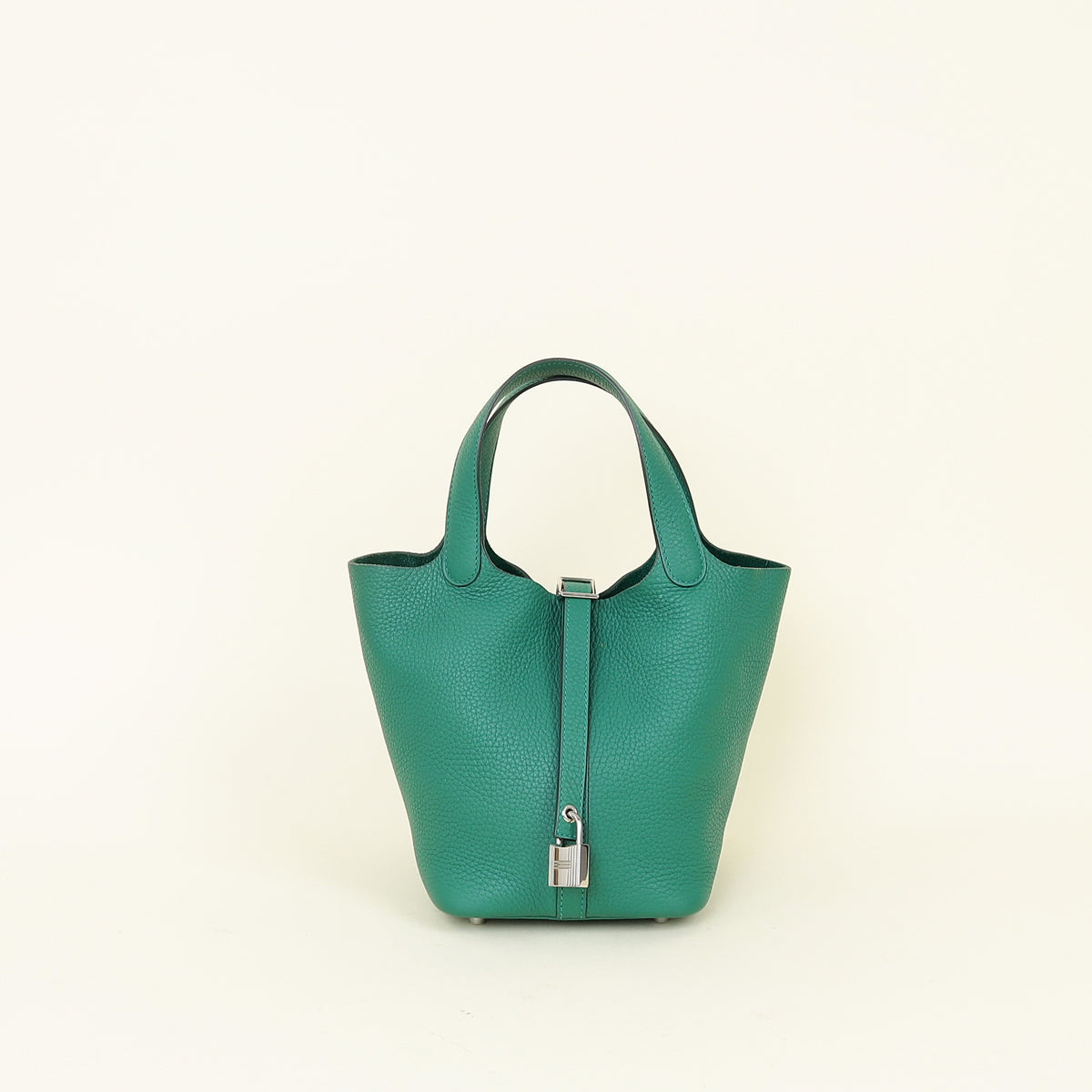 Hermes Vert Jade Picotin Lock 18 Bag