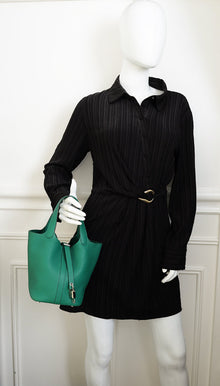 Hermes Vert Jade Picotin Lock 18 Bag