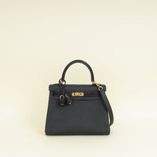 Hermes Noir Retourne Kelly Touch 25 Bag