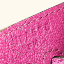 Hermes Rose Pourpre Sellier Ostrich Birkin 25 Bag