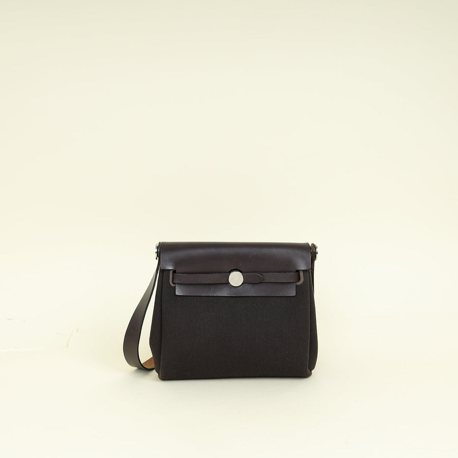 Hermes Ebene Herbag Zip 20 Bag