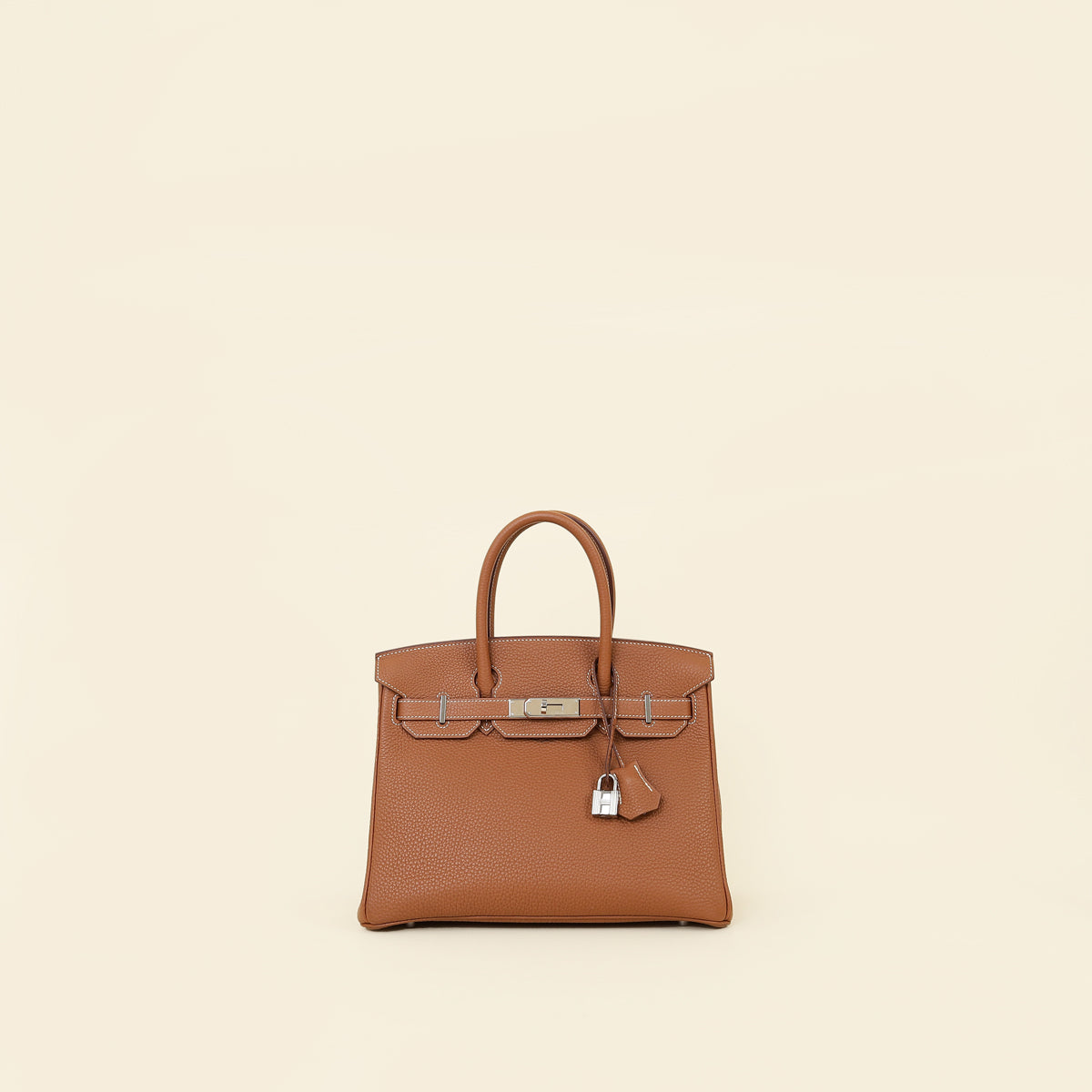 Hermes Gold Retourne Birkin 30 Bag