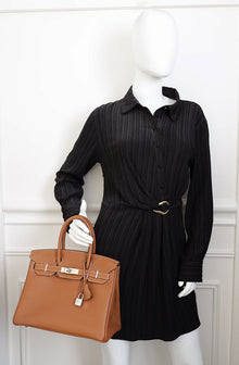 Hermes Gold Retourne Birkin 30 Bag