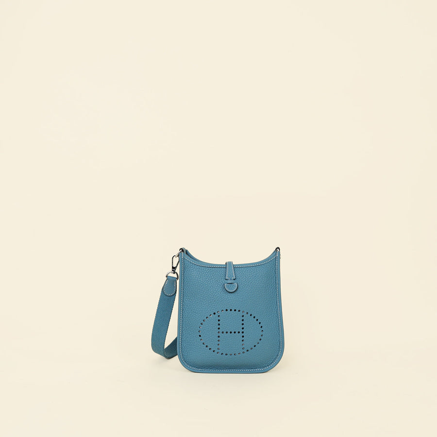 Hermes Blue Jean Evelyne 16 TPM Bag