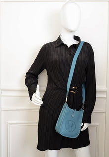 Hermes Blue Jean Evelyne 16 TPM Bag