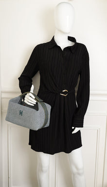 Hermes Blue Abysse Bride-a-Brac H Large Natte Case