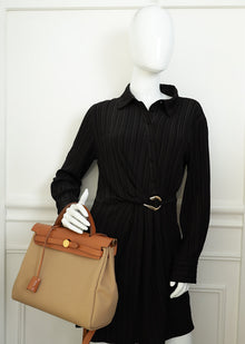 Hermes Bicolor Herbag Zip Retourne 31 PM Bag