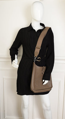 Hermes Etoupe Evelyne III PM Bag