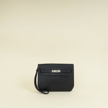 Hermes Noir Kelly Depeches 25 Pouch