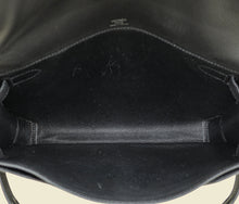 Hermes Noir Kelly Depeches 25 Pouch