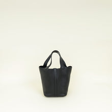 Hermes Monochrome Picotin Lock 18 Bag W/ Twilly
