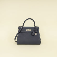 Hermes Bleu Nuit Retourne Kelly 28 Bag