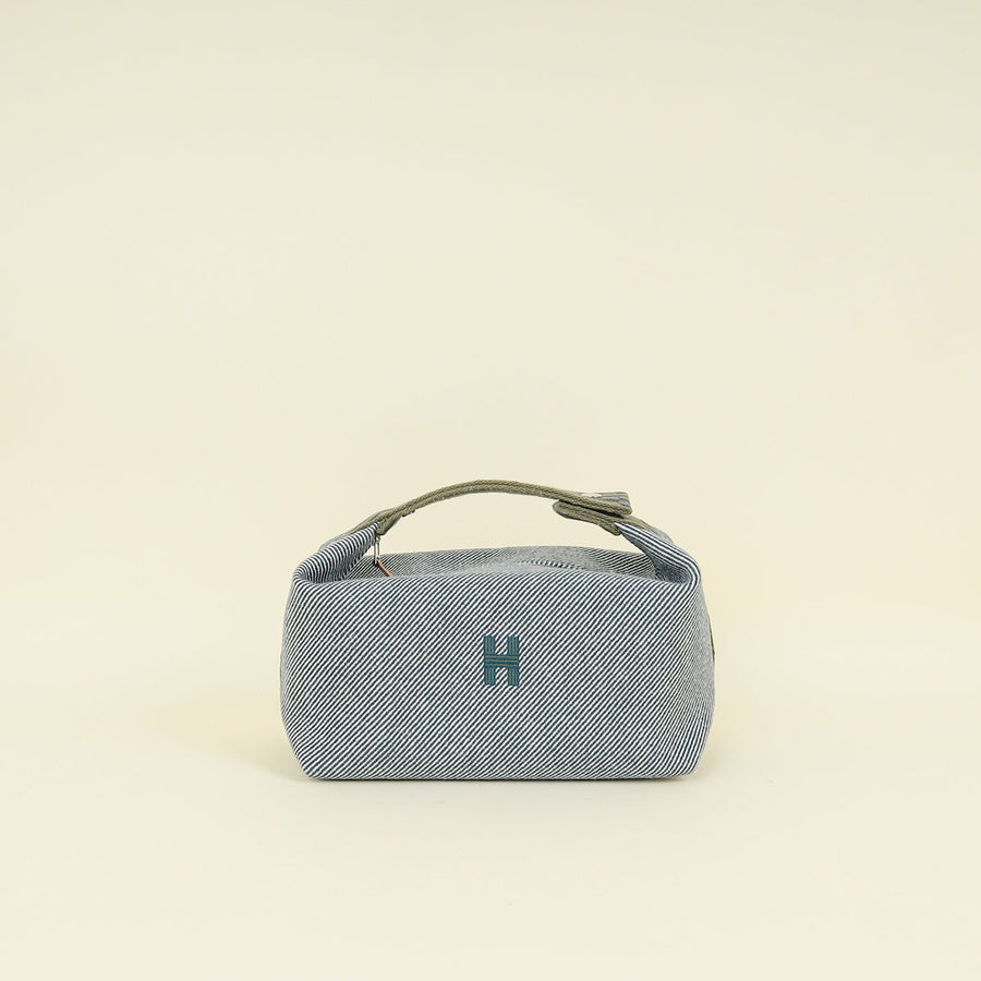 Hermes Blue Abysse Bride-a-Brac H Large Natte Case