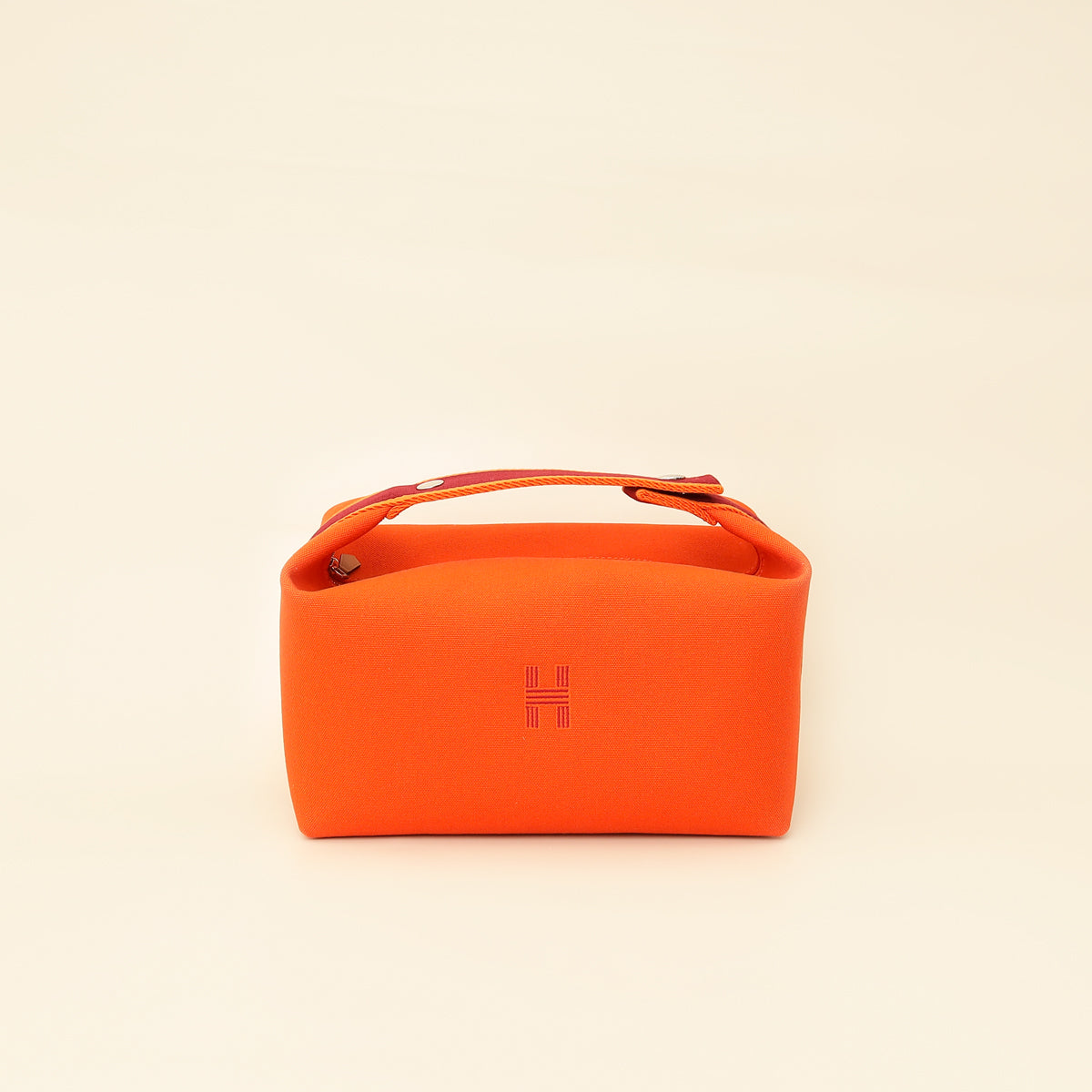 Hermes Orange Feu Bride-a-Brac Large Case