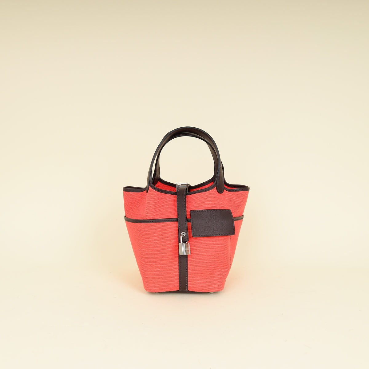 Hermes Bicolor Cargo Picotin Lock 18 Bag
