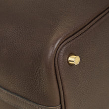 Hermes Ebene Picotin Lock 18 Barenia Faubourg Bag