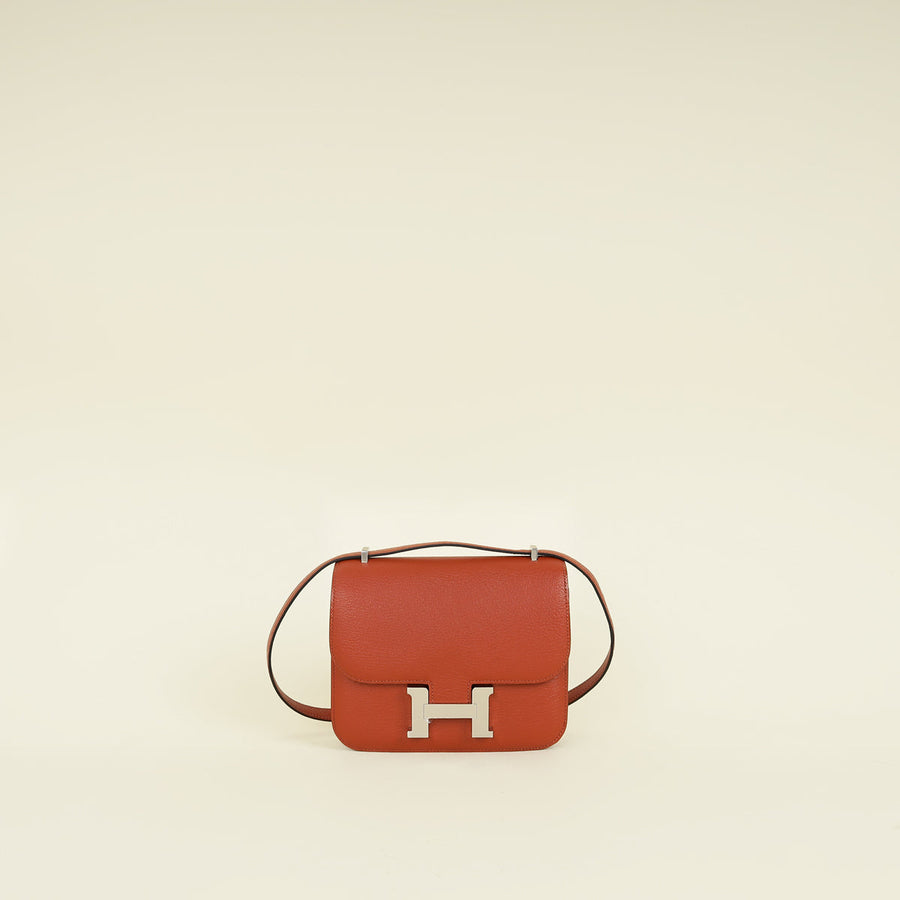 Hermes Cuivre 6C Constance II Mini Re-Edition Bag