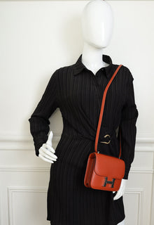 Hermes Cuivre 6C Constance II Mini Re-Edition Bag