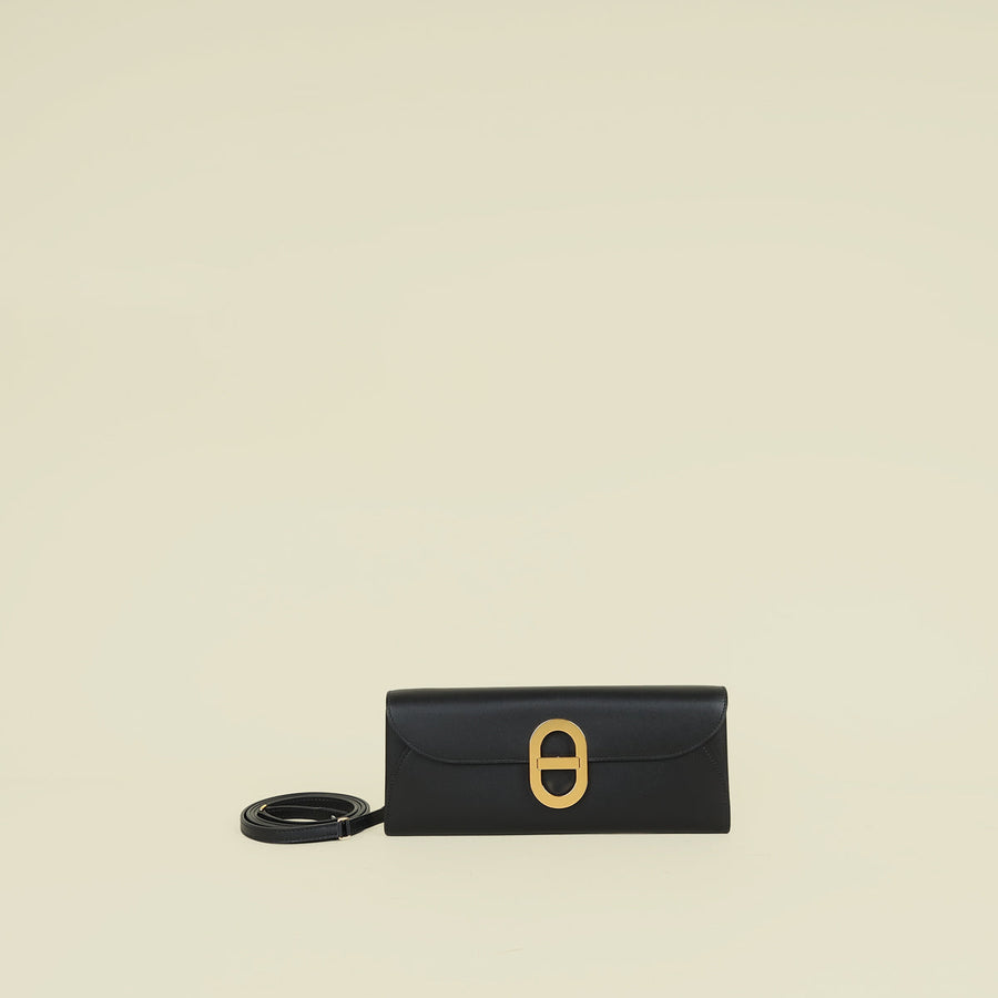 Hermes Noir Maillon To Go Wallet