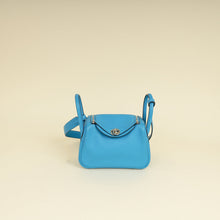 Hermes Bleu Frida Mini Lindy Bag