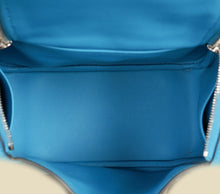 Hermes Bleu Frida Mini Lindy Bag