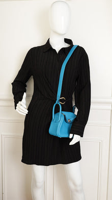 Hermes Bleu Frida Mini Lindy Bag