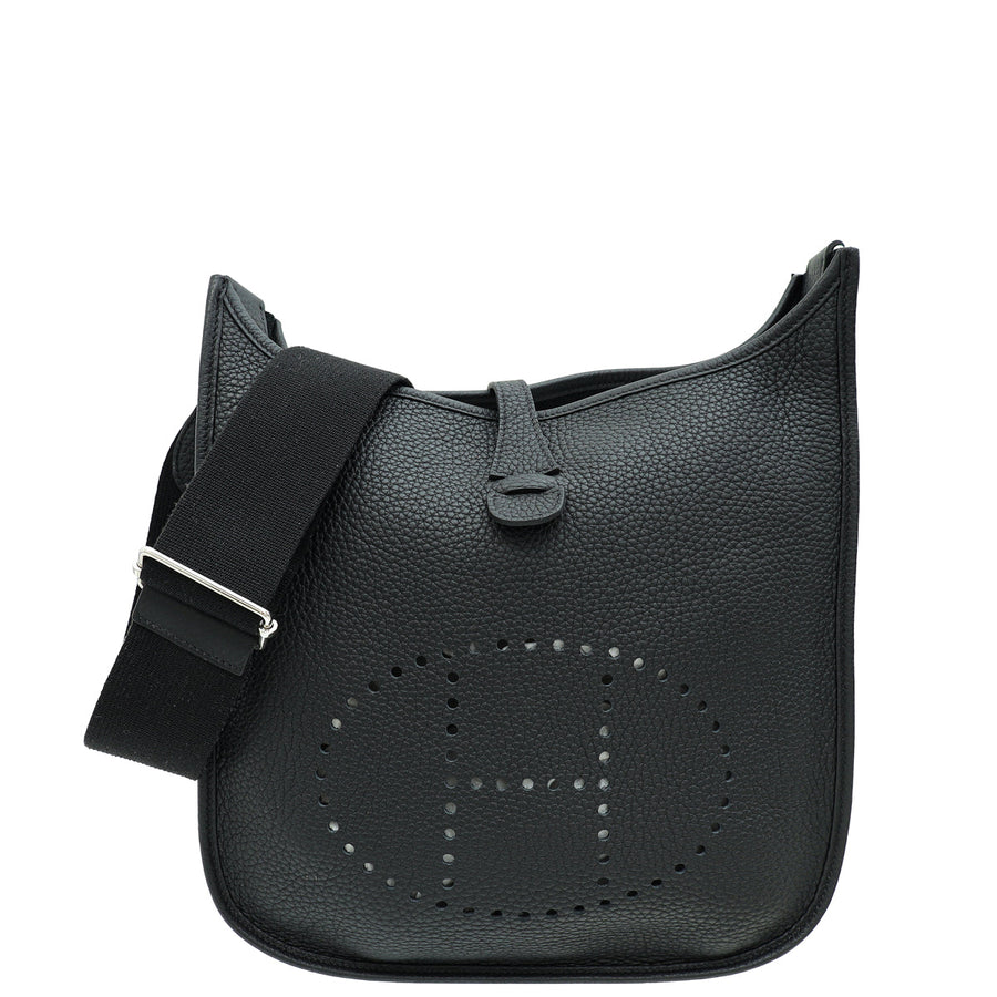Hermes Noir Evelyne III PM Bag