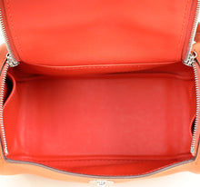 Hermes Terre Battue Capucine Verso Mini Lindy Bag
